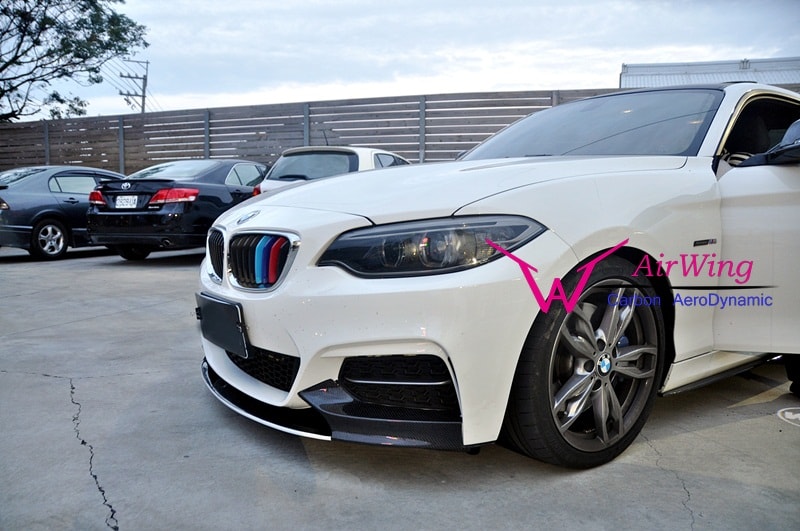 BMW F22 M-TECH Performance carbon front lip 3